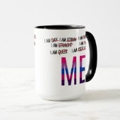 Mug Gay, Lesbienne, Bi, Trans, Queer, Asexué JE SUIS M (Devant droit)