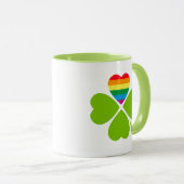 Mug Gay Lucky Clover (Devant droit)