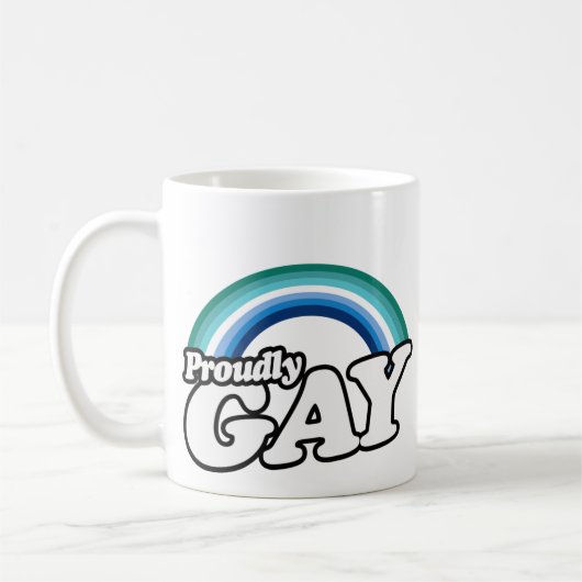 Mug Gay masculin et fier (Gauche)