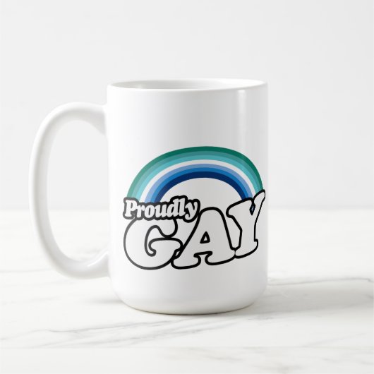 Mug Gay masculin et fier (Gauche)