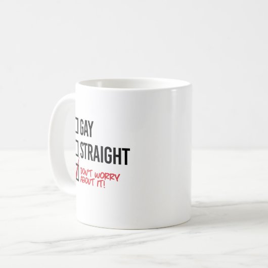 Mug Gay ou Straight ? (Devant gauche)