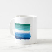 Mug GAY PEINTÉ FIERTÉ HOMME - Azure (Devant gauche)