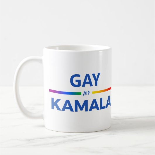 Mug Gay pour Kamala Harris (Gauche)