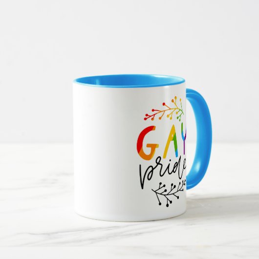 Mug Gay pride (Devant droit)