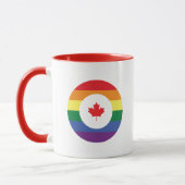 Mug Gay pride canadien (Gauche)