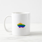 MUG GAY PRIDE DE RÉPUBLIQUE TCHÈQUE (Gauche)