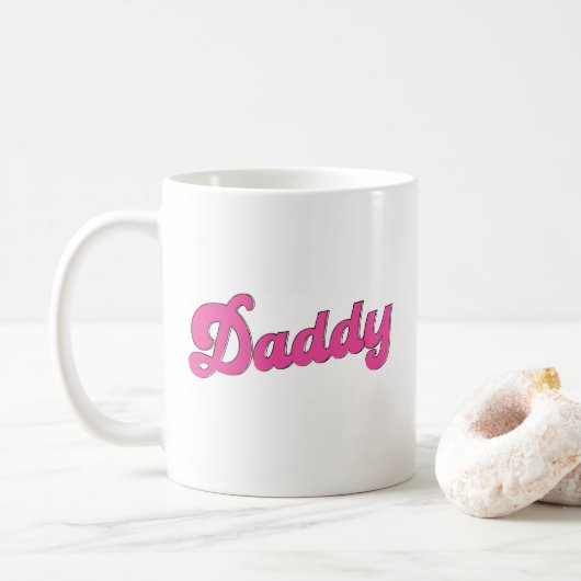 Mug Gay pride LGBT Ours Rose Gay Daddy (Avec donut)