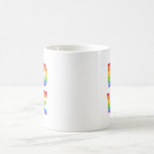 Mug Gay pride LGBT rainbow flag L'amour est l'amour LG (Centre)