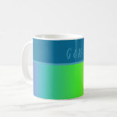 Mug gay pride lgbtq couleur minimale mois (Devant gauche)
