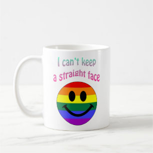 Mug Gay pride personnalisé Cadeau visage droit
