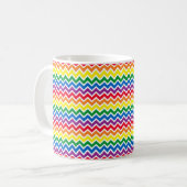 Mug Gay pride Rainbow Chevron (Devant gauche)