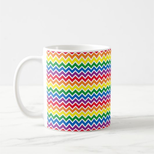 Mug Gay pride Rainbow Chevron (Gauche)