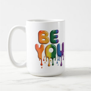 Mug Gay pride Rainbow Flag soyez amusant et cool desig