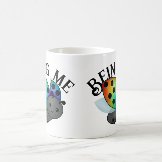 Mug Gay pride Rainbow Ladybug (Centre)