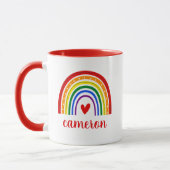 Mug Gay pride Rainbow Personnalisé (Gauche)