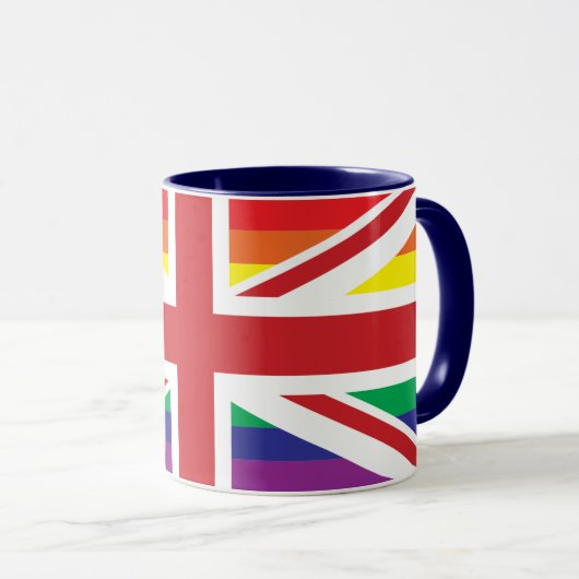 MUG GAY PRIDE UNION JACK (Devant droit)