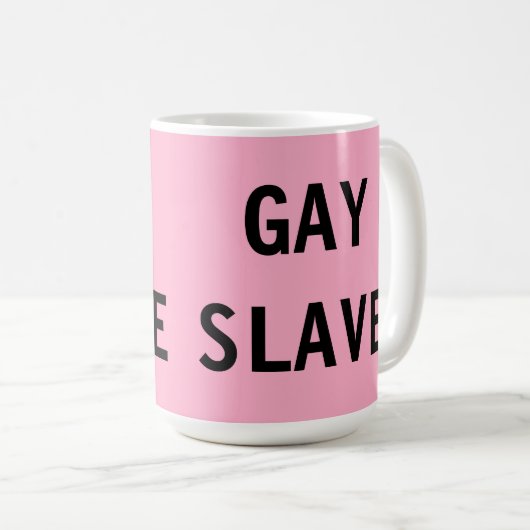 Mug Gay Slave (Devant droit)
