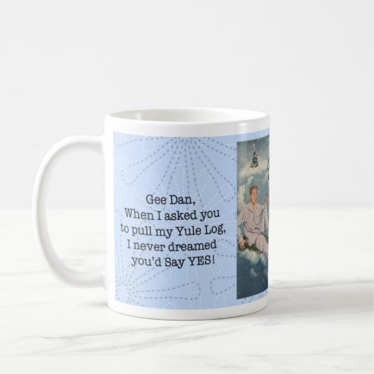Mug Gay Yule Log Drôle (Gauche)