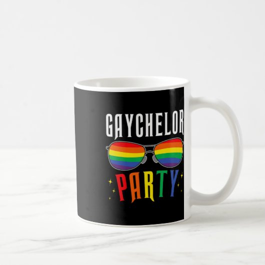 Mug Gaychelor Gay Lesbian Lgbtq Pride Bachelor Party W (Droite)