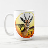 Mug Gazelle Antelope africaine animal sauvage (Gauche)