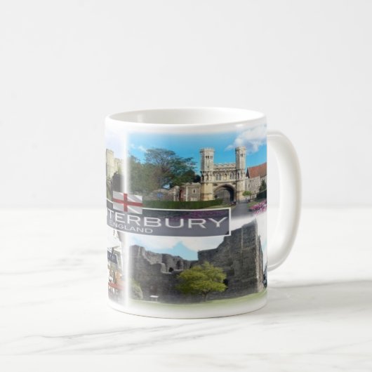 Mug GB England - Canterbury - (Devant droit)