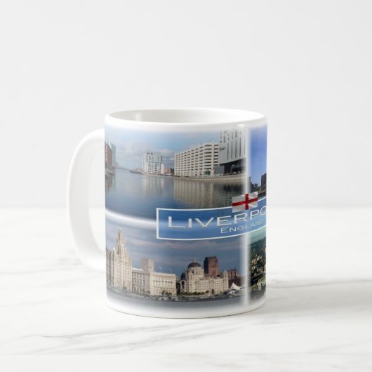 Mug GB England - Liverpool - (Devant gauche)