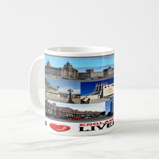 Mug GB England - Liverpool - (Devant gauche)