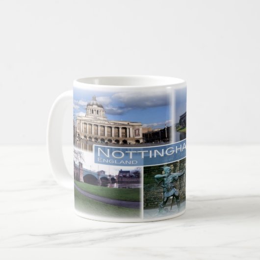 Mug GB England - Nottingham - (Devant gauche)