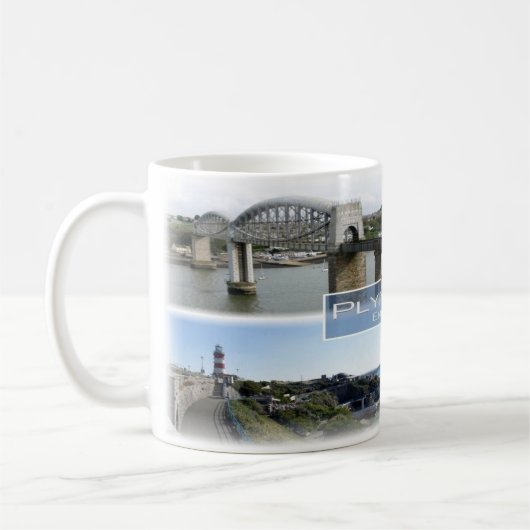 Mug GB England - Plymouth Devon - (Gauche)