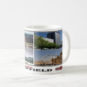 Mug GB England - Yorkshire Sheffield - (Devant droit)