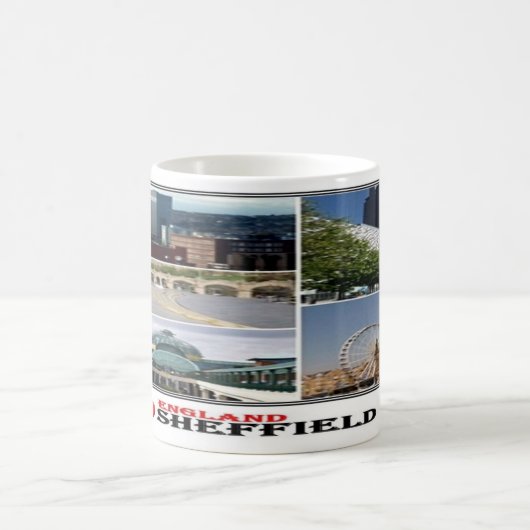 Mug GB England - Yorkshire Sheffield - (Centre)