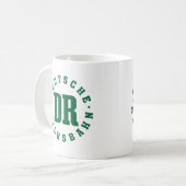 Mug GDR / DDR Railway - Deutsche Reichsbahn Sign (Devant gauche)