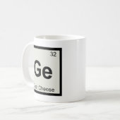 Mug Ge - Chimie du fromage de chèvre Symbole du tablea (Devant gauche)