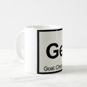Mug Ge - Chimie du fromage de chèvre Symbole du tablea (Devant gauche)
