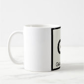 Mug Ge - Chimie du fromage de chèvre Symbole du tablea (Gauche)