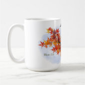 Mug Geai bleu aux couleurs d'automne (Gauche)