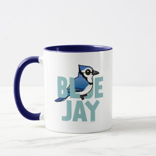 Mug Geai bleu enorme (Gauche)