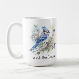 Mug Geai bleu oiseau printemps nature faune grand-mère