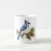 Mug Geai bleu sur une branche de pin (Centre)