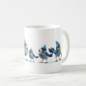 Mug Geais bleus (Devant droit)