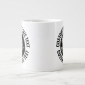 Mug géant 8 boule personnalisé avec texte de grand (Devant)