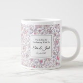Mug géant à monogramme en arabesque florale, Cadea (Droite)