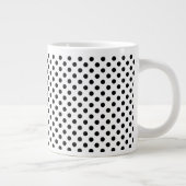Mug géant à pois noirs (Droite)