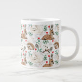 Mug géant, animaux des bois avec monogramme (Droite)