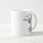 Mug géant Chèvre sautillante dessin animé mignon (Devant droit)