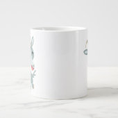 Mug géant Chèvre sautillante dessin animé mignon (Devant)