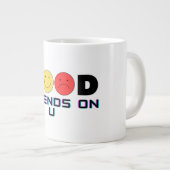 Mug Géant de Café pour le soin de soi inspirant (Devant droit)