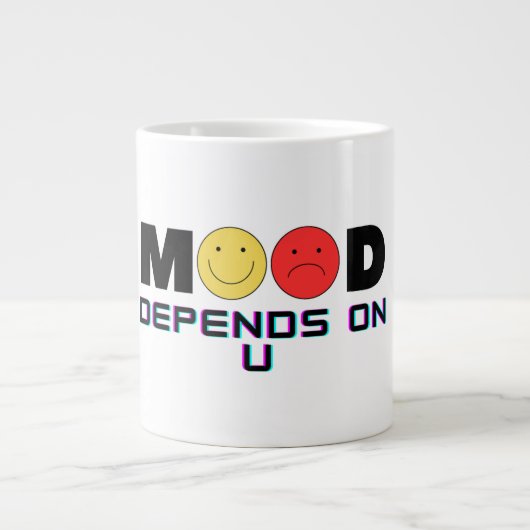 Mug Géant de Café pour le soin de soi inspirant (Devant)