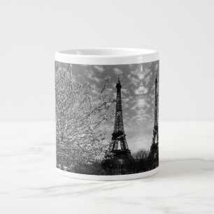 Mug géant de café vintage France Paris tour Eiffel