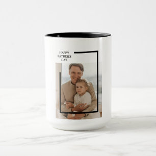 Mug géant de Fête des pères personnalisée Beau c